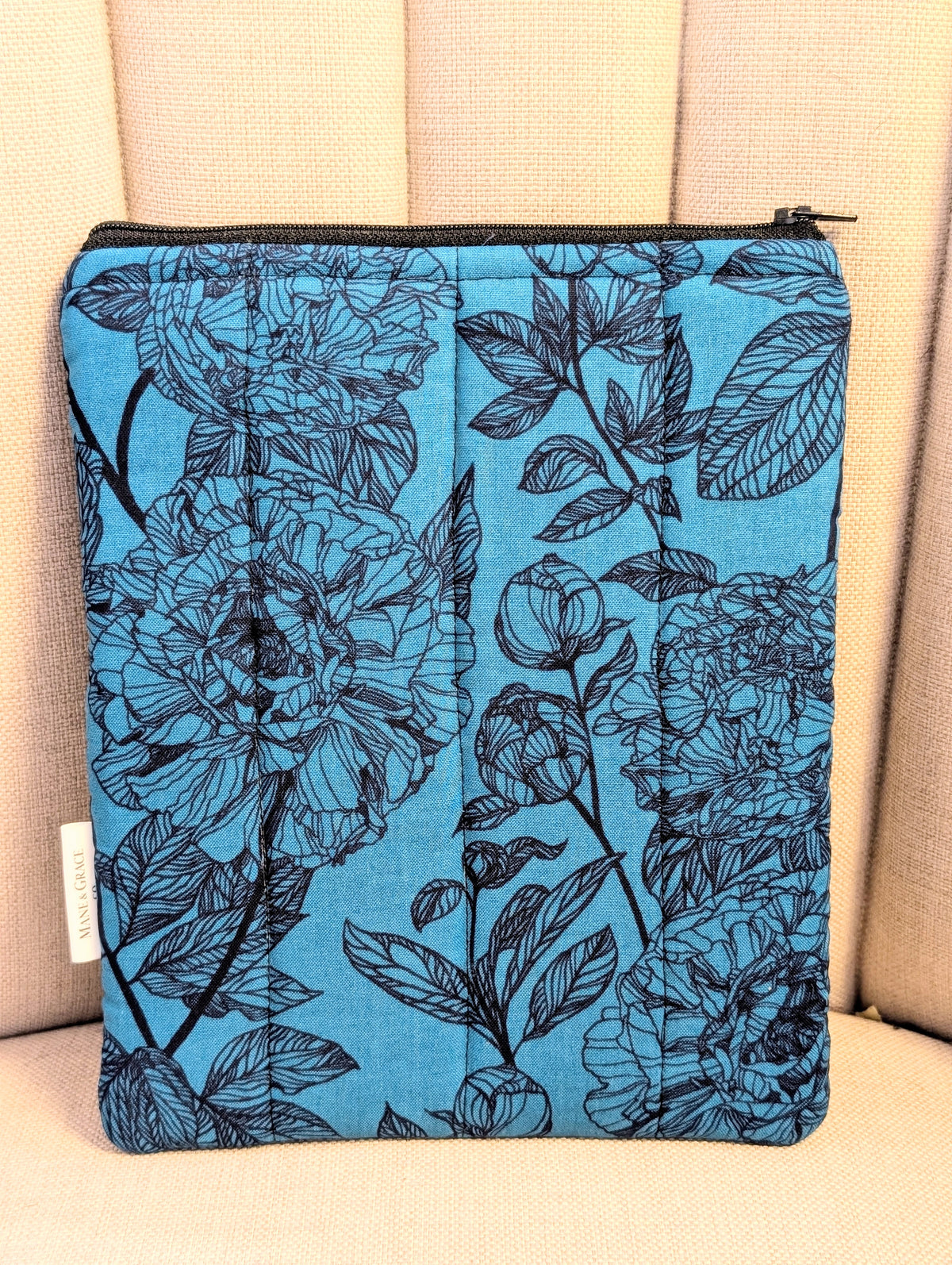 Teal Floral E-Reader Case