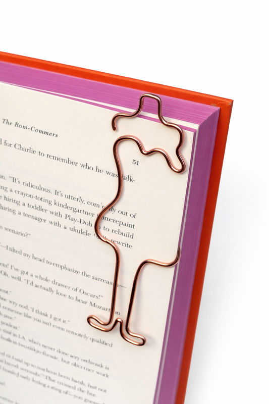 Dearest Gentle Reader Hammered Bookmark