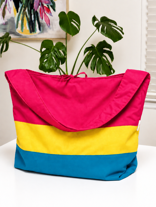 PRIDE Pansexual Flag Library Tote