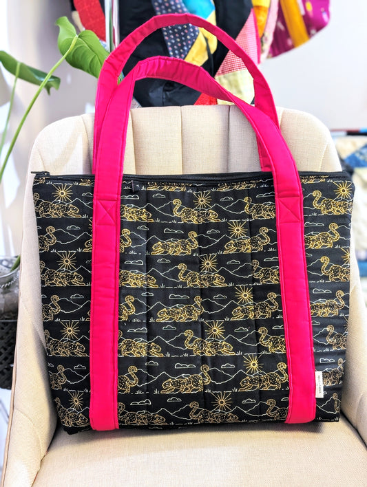 LIMITED EDITION Royal Cheetah Library Tote