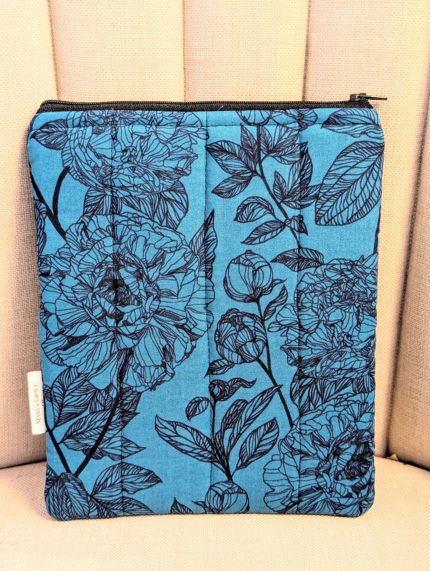 Teal Floral E-Reader Case