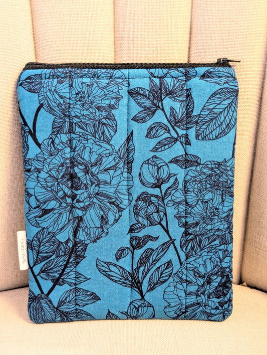 Teal Floral E-Reader Case