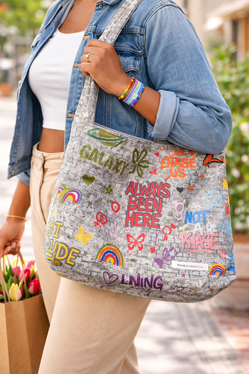 LIMITED EDITION Pride Always Been Here Library Tote