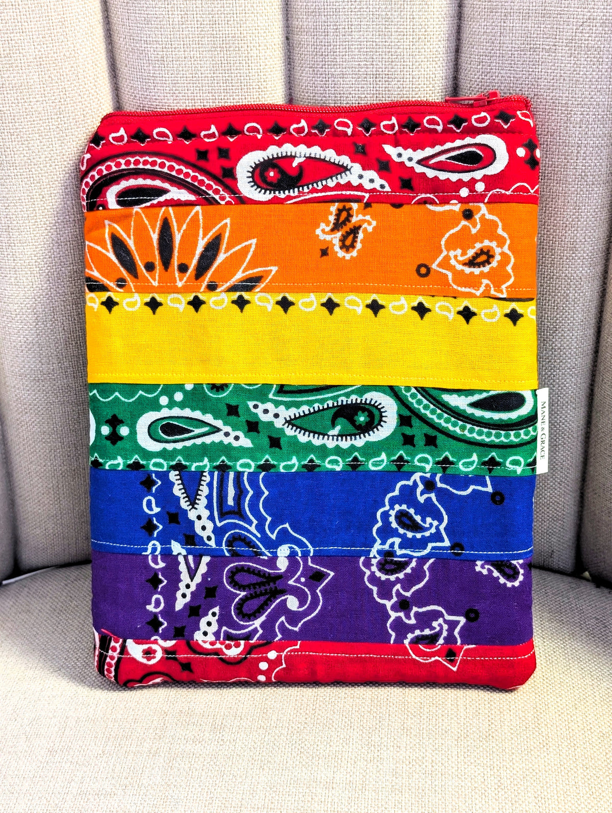 PRIDE Bandana Striped E-Reader Case