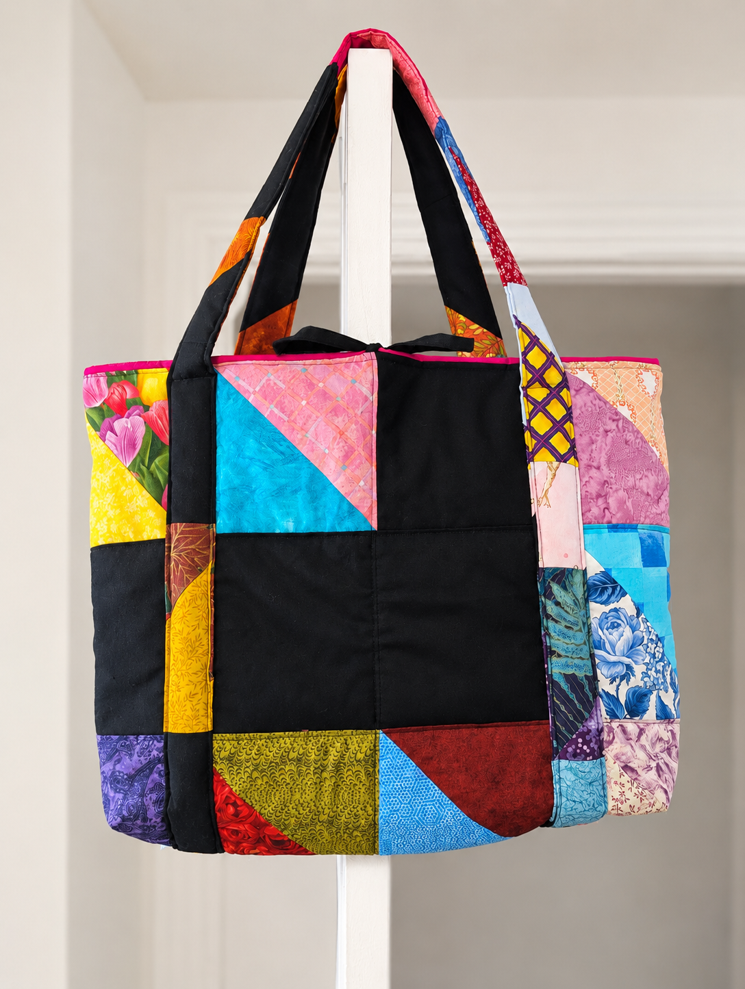 Upcycled Quilt Shopping Tote