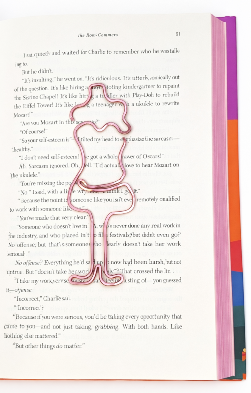 Dearest Gentle Reader Hammered Bookmark